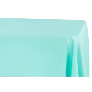 90"x156" Rectangular Oblong Polyester Tablecloth - Turquoise