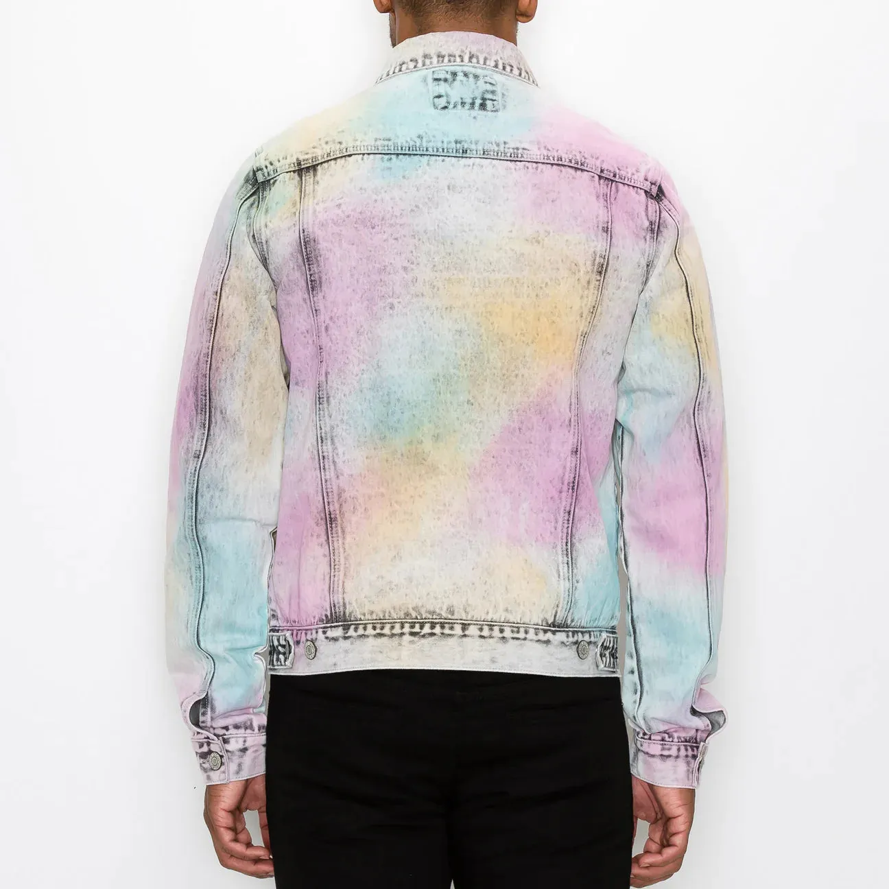 Airbrushed Denim Jacket - Multi