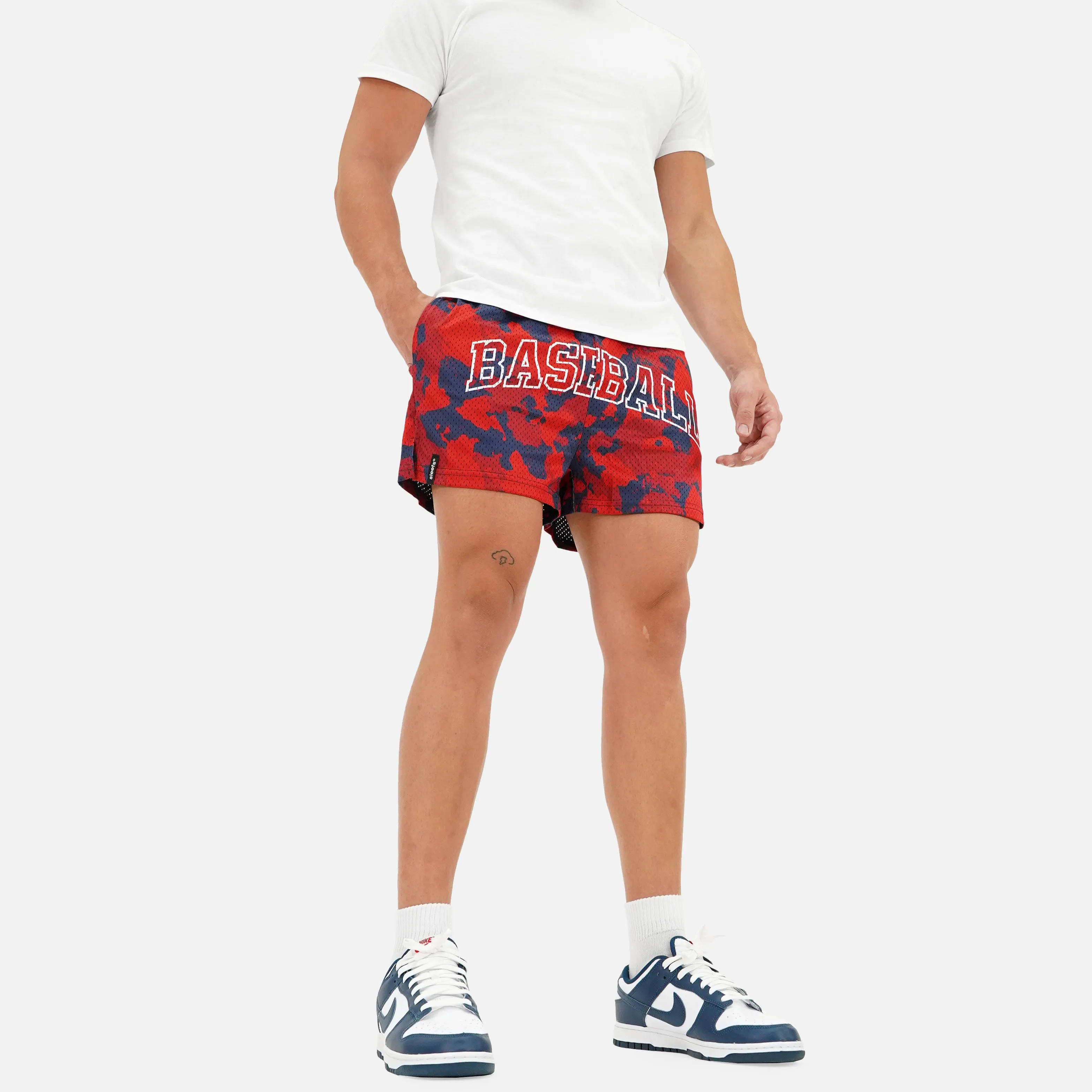 Baseball Camo Muted Color Shorts - 5"