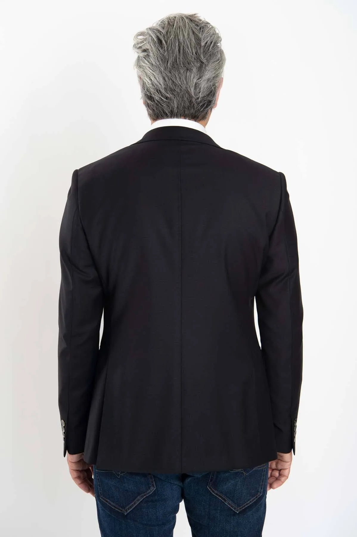 Black Wool & Cashmere Blazer