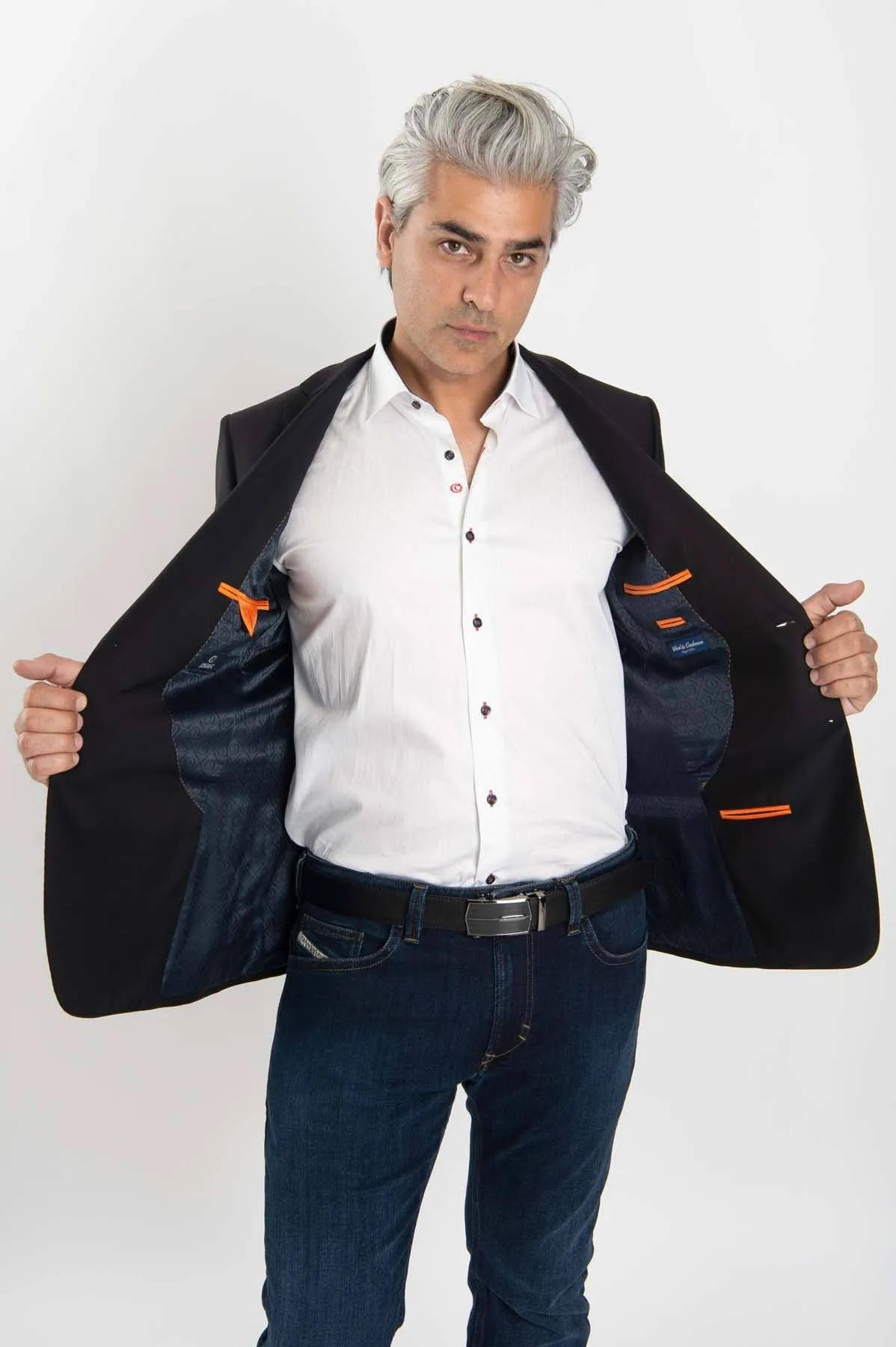 Black Wool & Cashmere Blazer