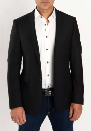 Black Wool & Cashmere Blazer
