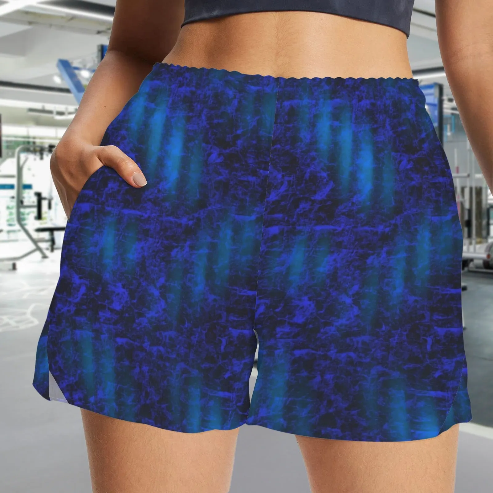 Blue Steel Zip Pocket Shorts up to 5 XL (FWS)