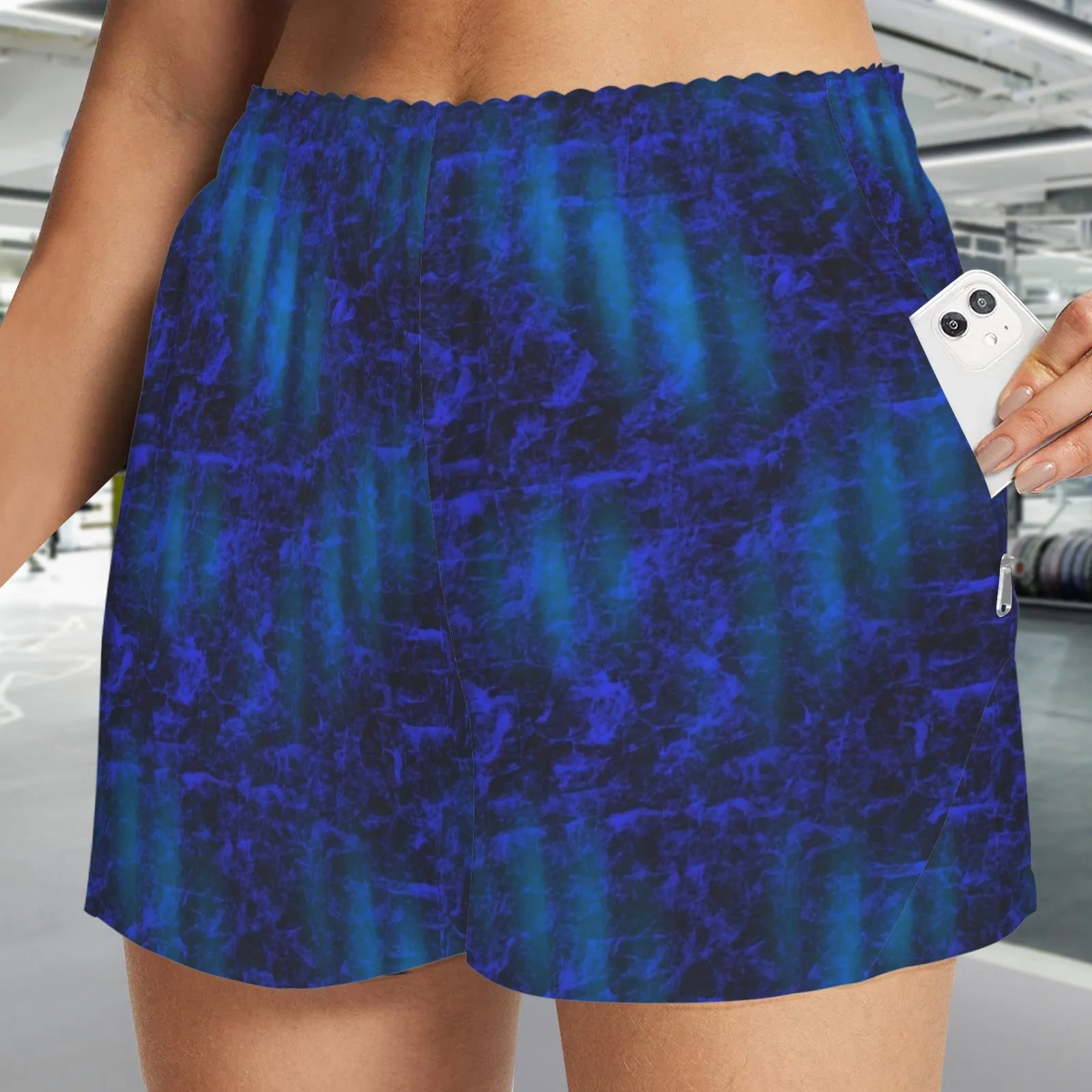 Blue Steel Zip Pocket Shorts up to 5 XL (FWS)