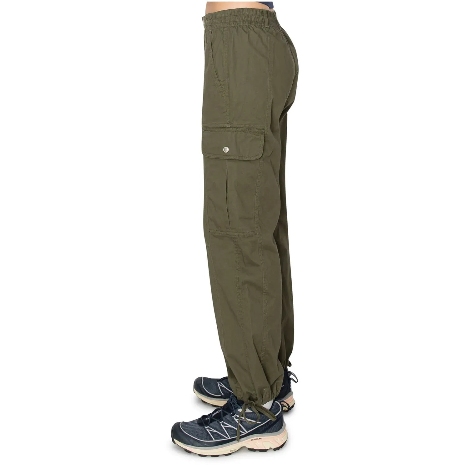 Bubble Cargo Pants - Olive