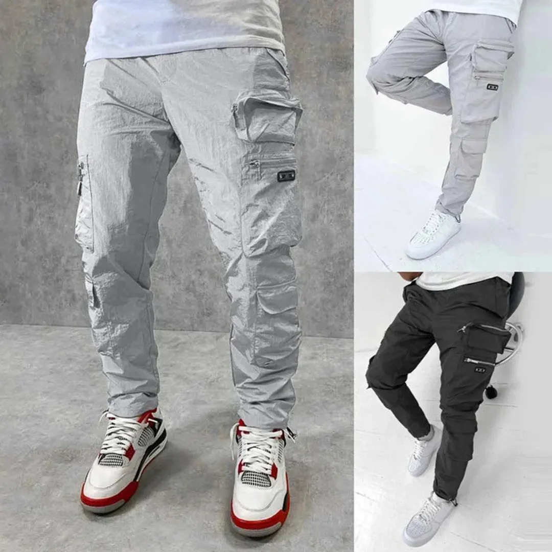 Chase - Cargo Pants - Classic - Black/Grey, Versatile Design - Everyday Use