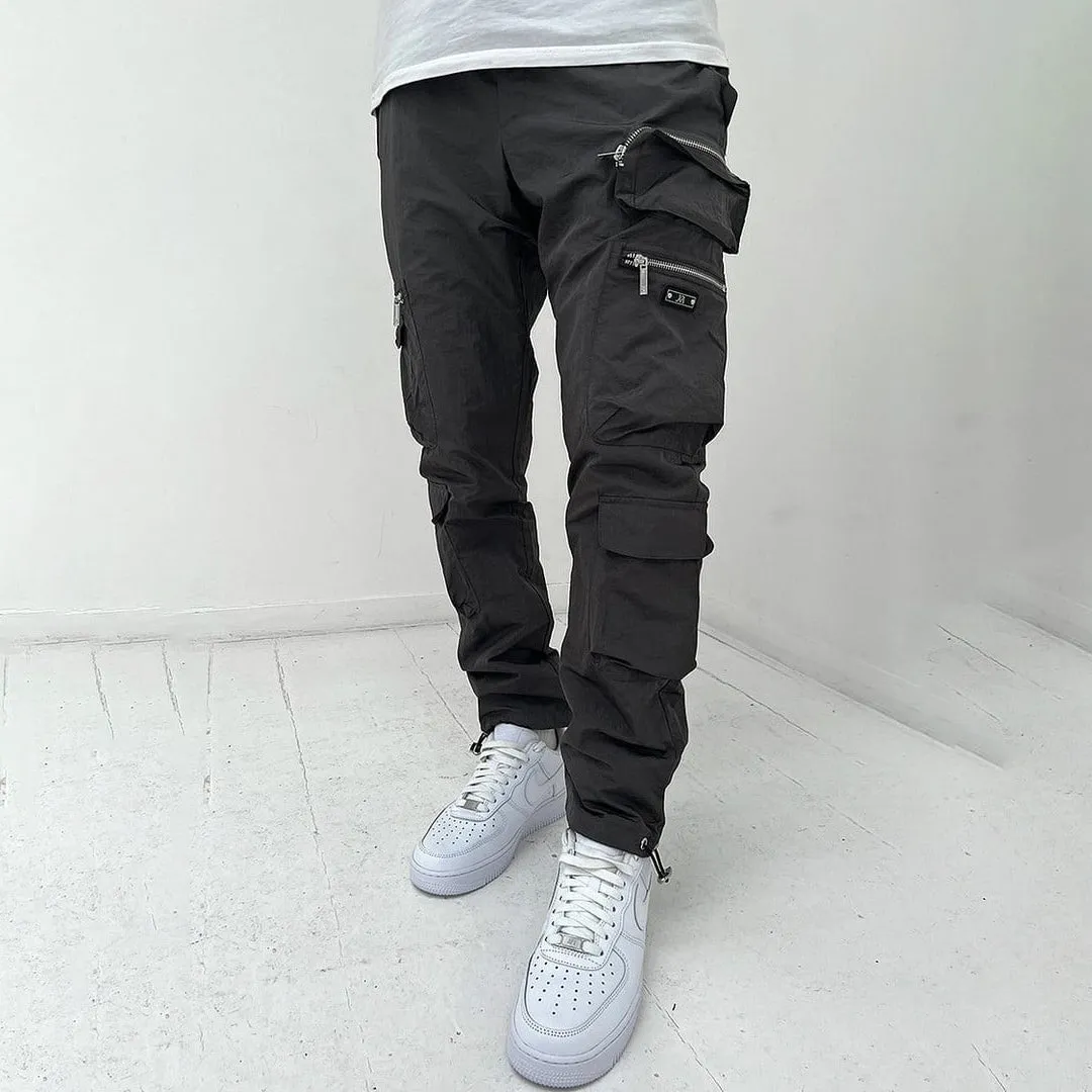 Chase - Cargo Pants - Classic - Black/Grey, Versatile Design - Everyday Use