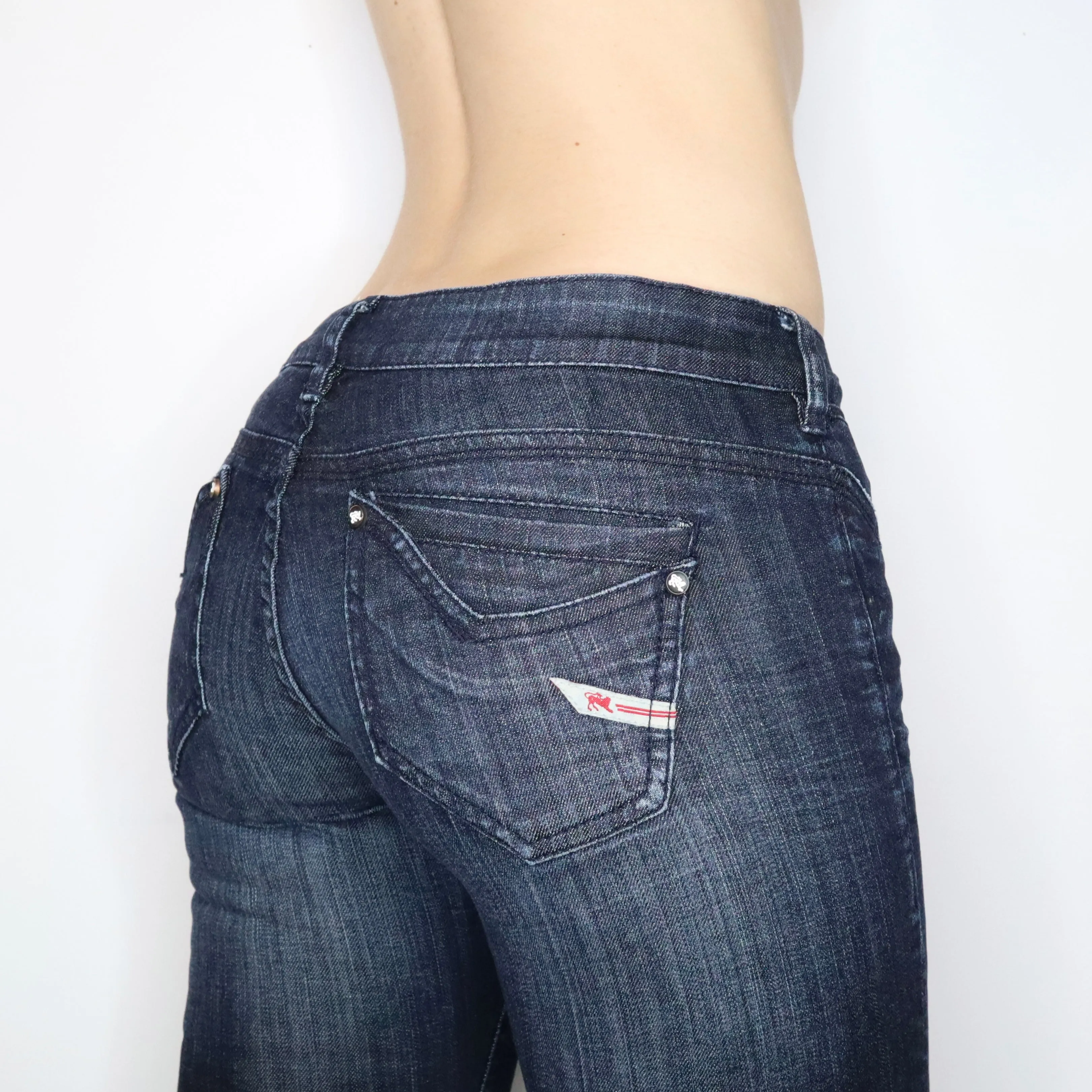 Dark Wash Bootcut Jeans (Small) 