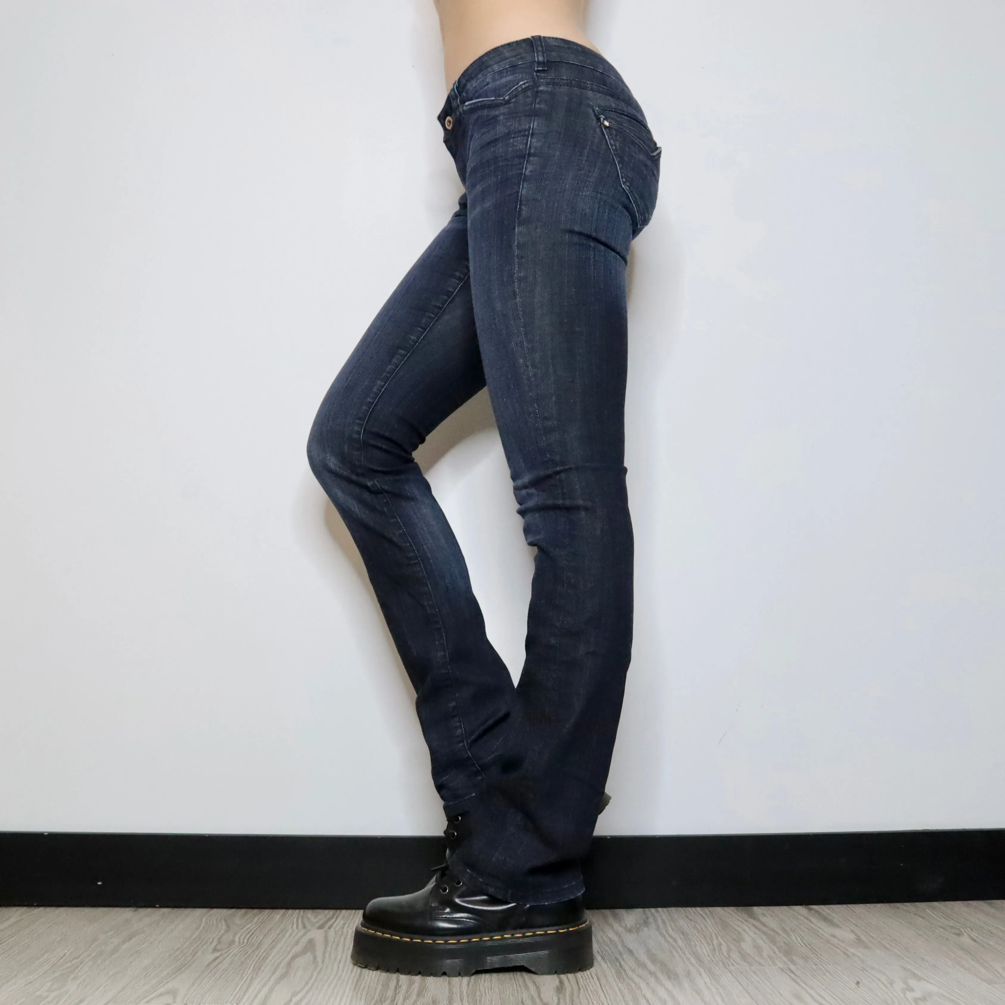 Dark Wash Bootcut Jeans (Small) 