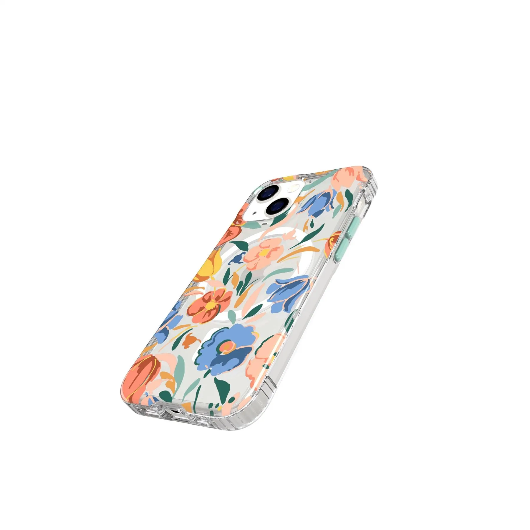 Evo Art - Apple iPhone 13 Mini Case MagSafe® Compatible - Peach Tulip
