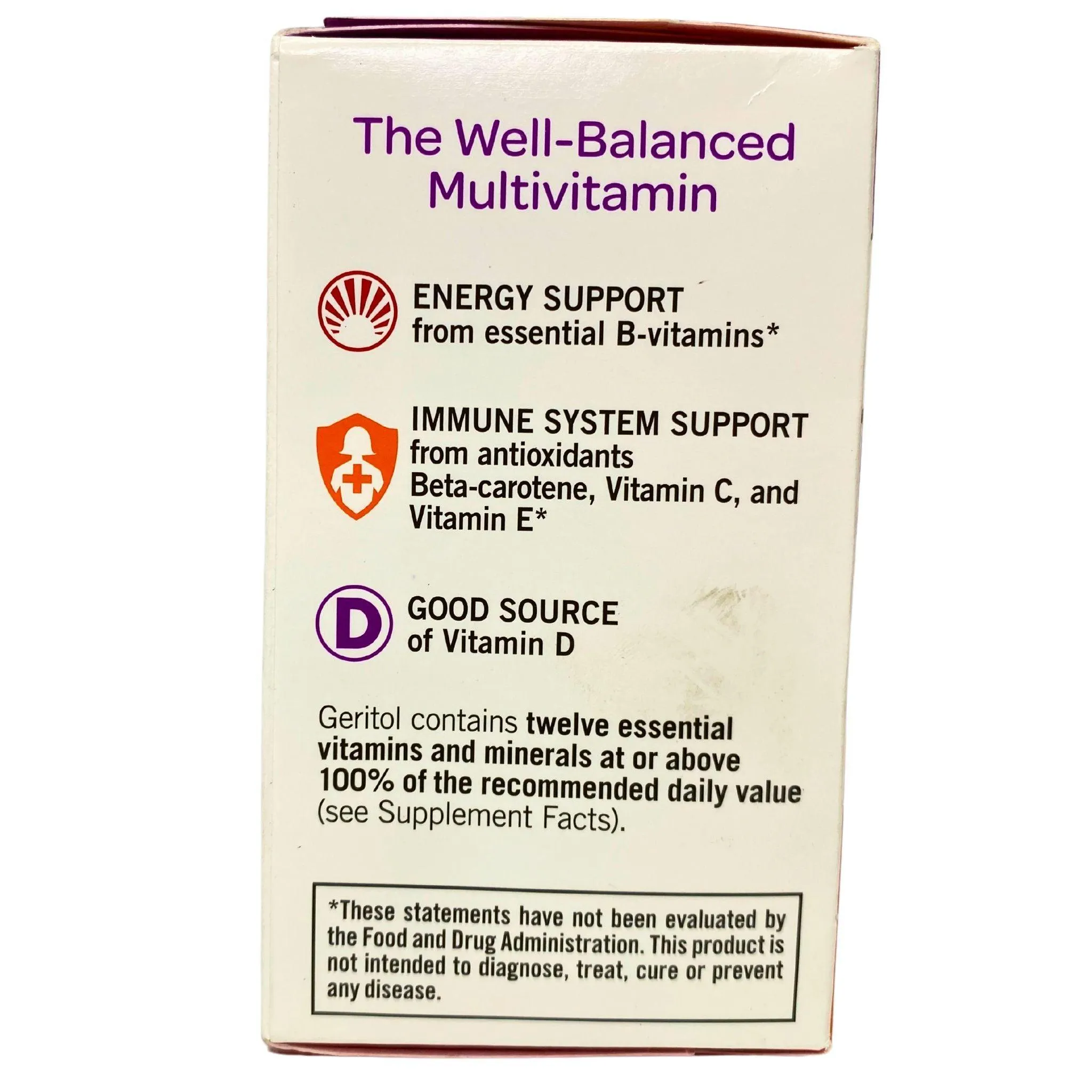 Geritol Multivitamin/Multimineral Supplement Nutrition Support 26 Essential Vitamins & Minerals (20 Pcs Lot)