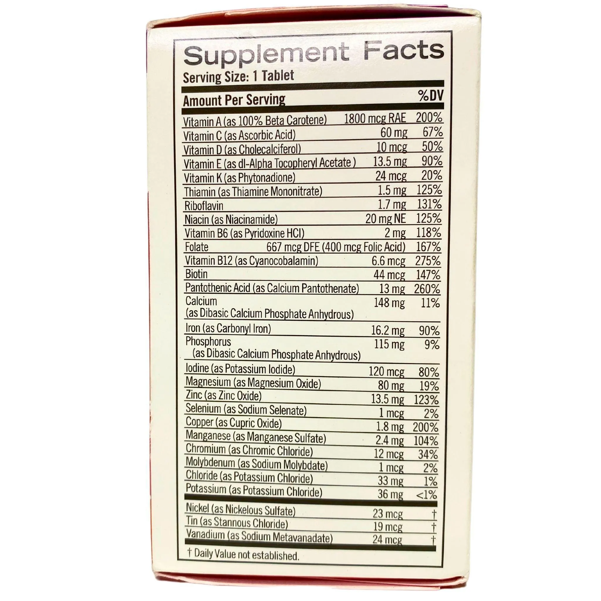 Geritol Multivitamin/Multimineral Supplement Nutrition Support 26 Essential Vitamins & Minerals (20 Pcs Lot)