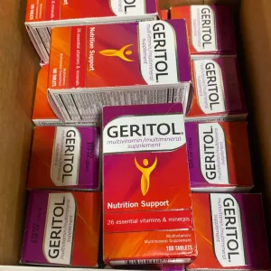 Geritol Multivitamin/Multimineral Supplement Nutrition Support 26 Essential Vitamins & Minerals (20 Pcs Lot)