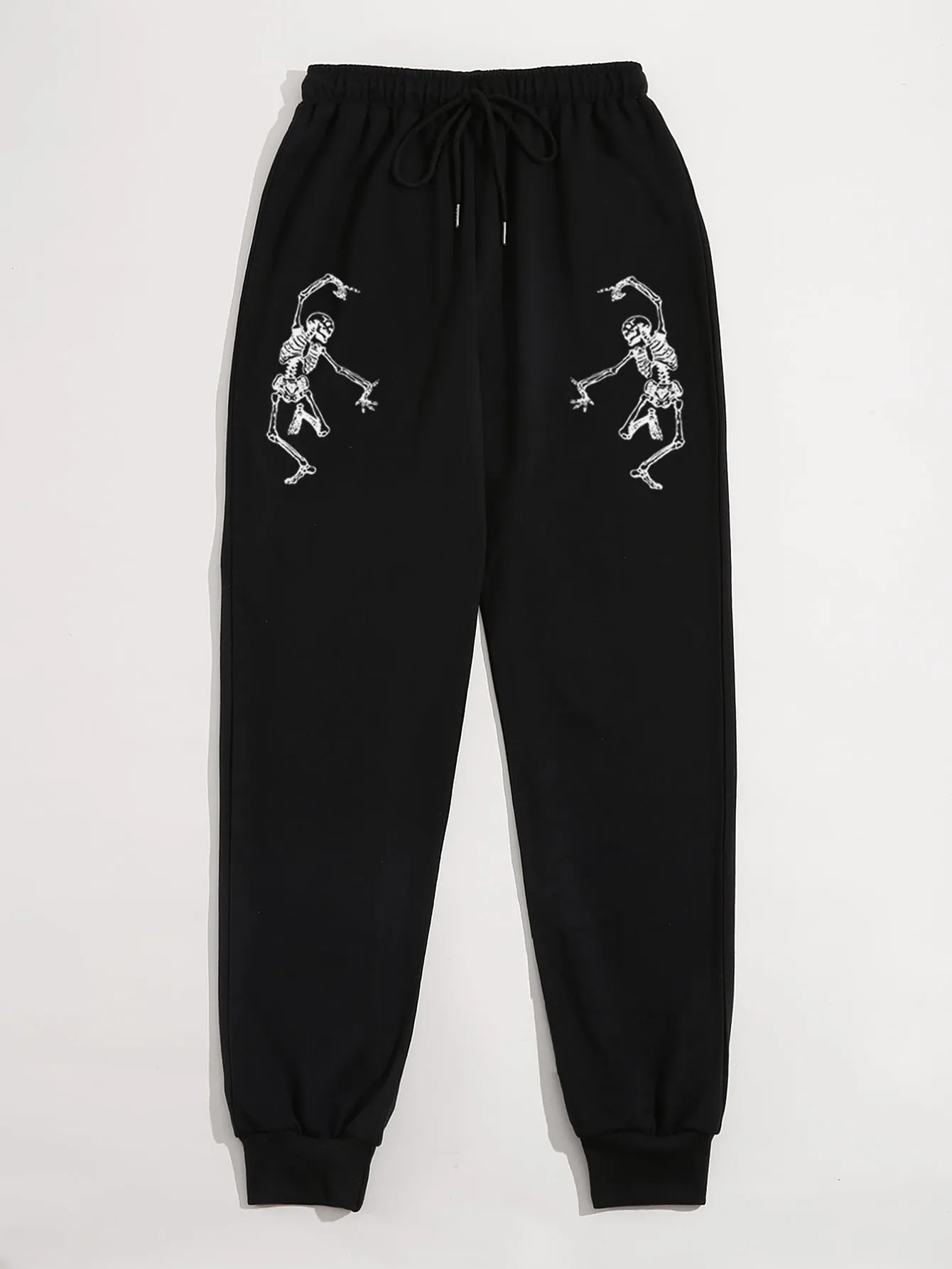 Halloween Drawstring Natural Long Women Sweatpants