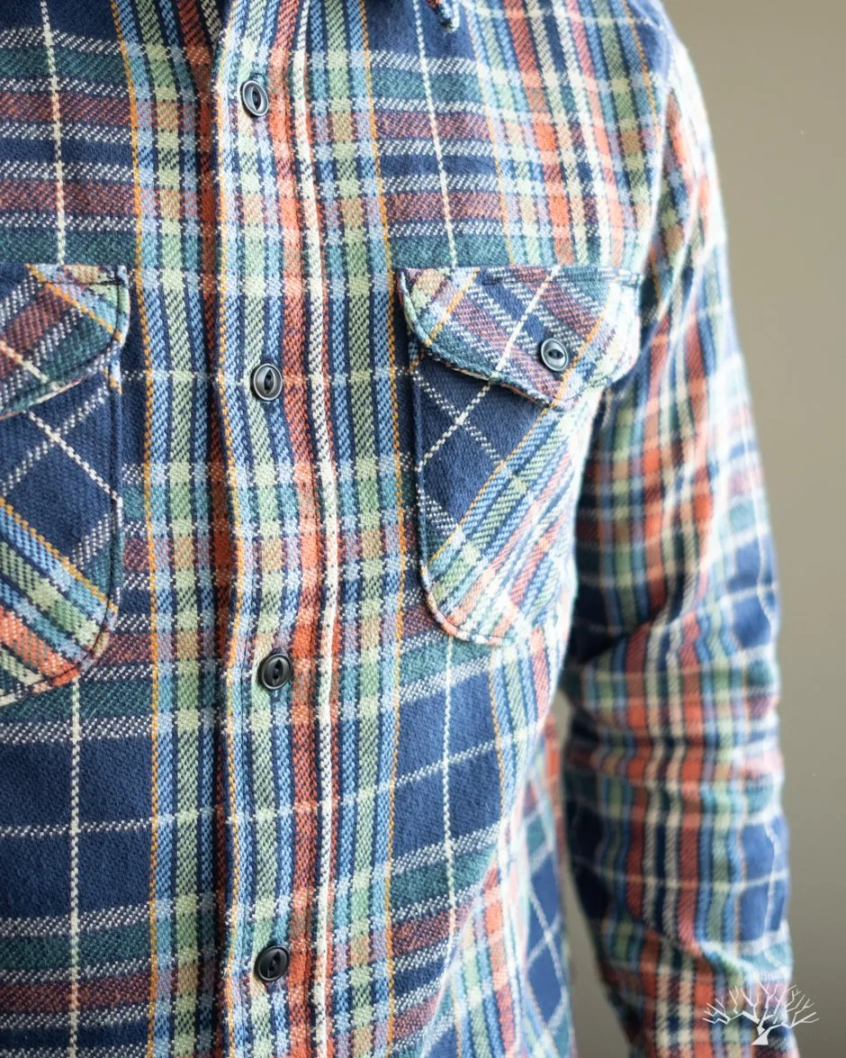 Heavy Flannel - Navy