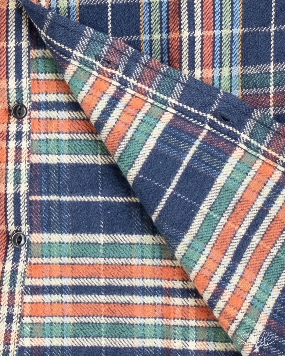 Heavy Flannel - Navy