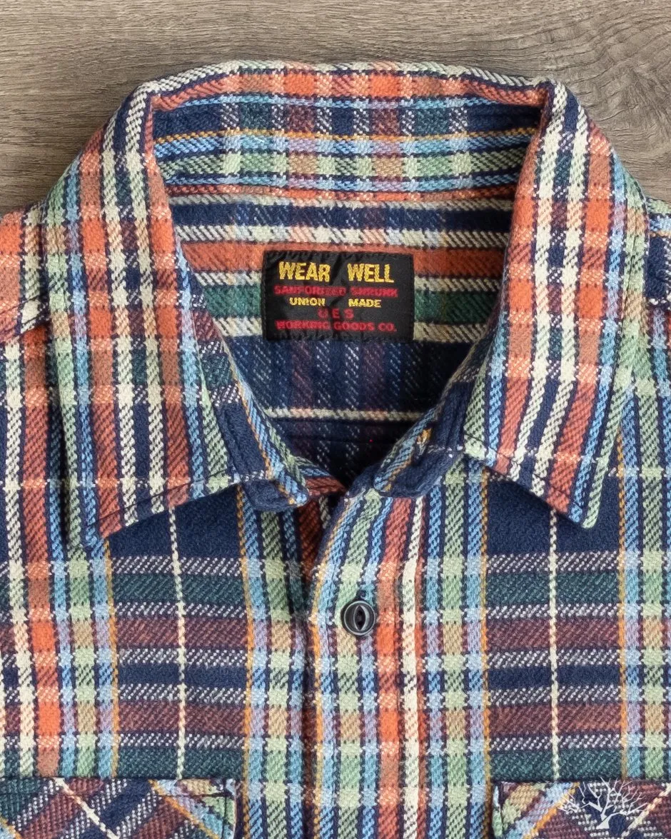 Heavy Flannel - Navy