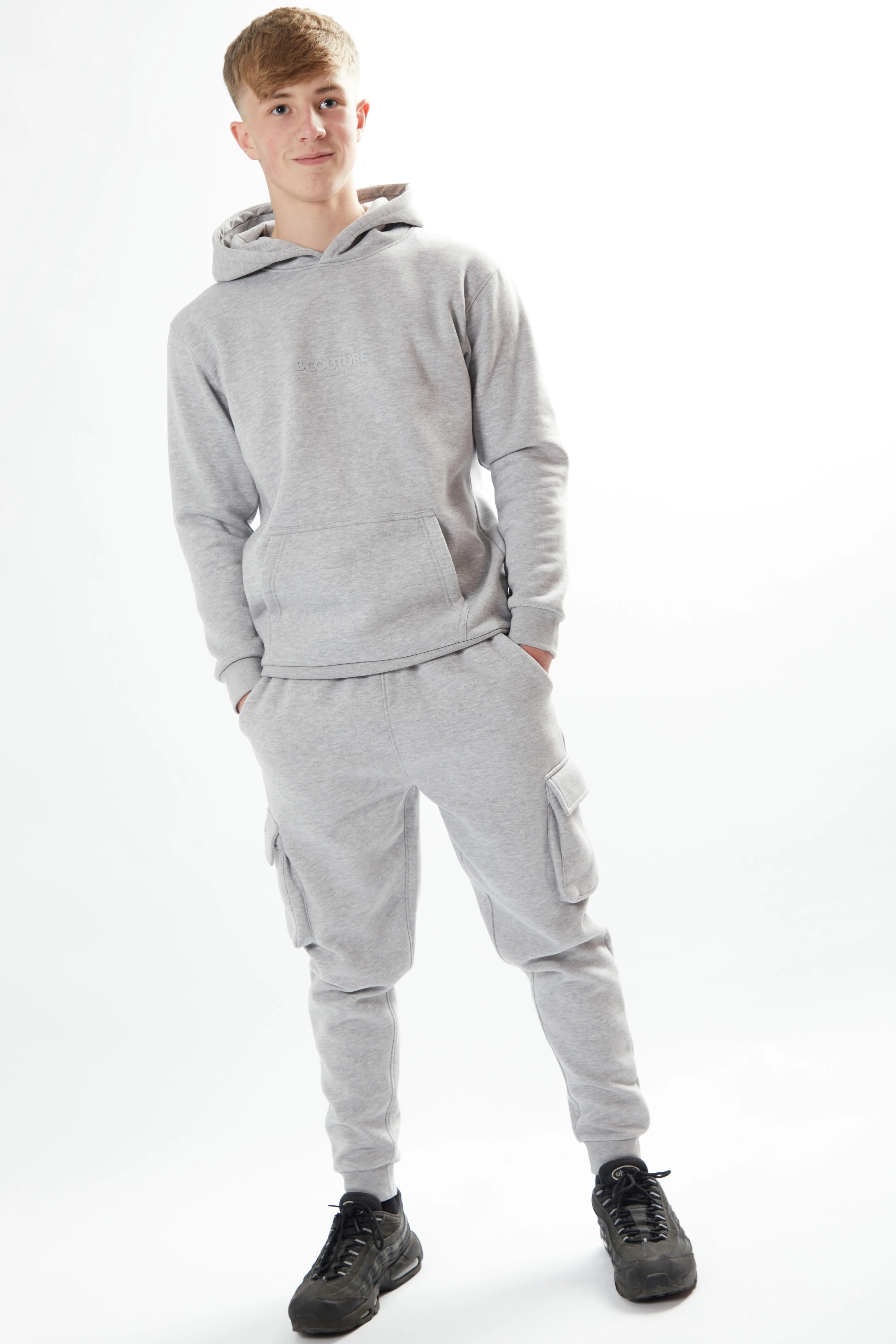 Holmdale Junior Tracksuit - Grey Marl
