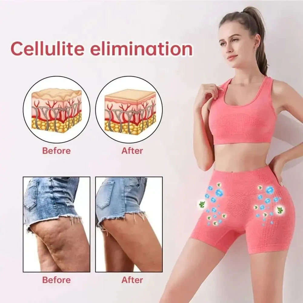 Ion Shaping Shorts - Seamless Biker Shorts Tummy Control Scrunch Butt Lifting Booty Workout Shorts