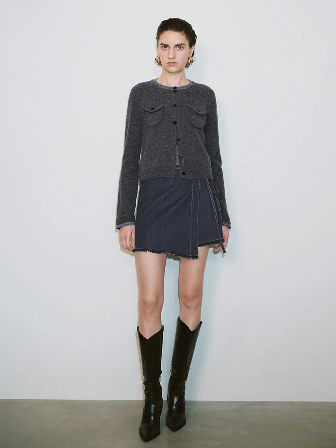 Irregular Denim Skirts
