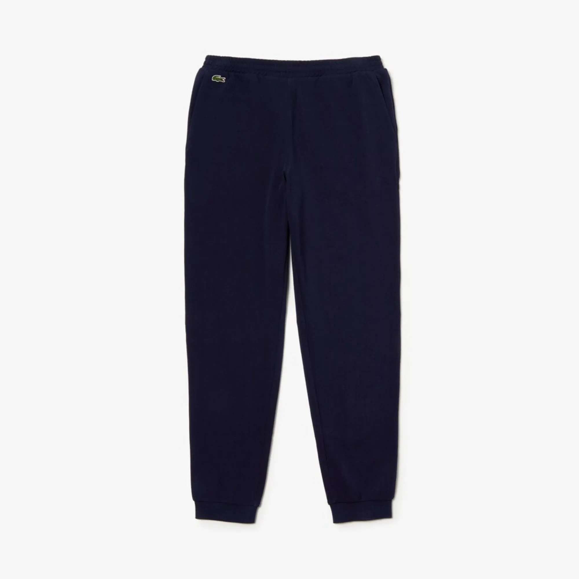 Lacoste Men'S Elasticized Waistband Piqué Fleece Sweatpants - Sinople