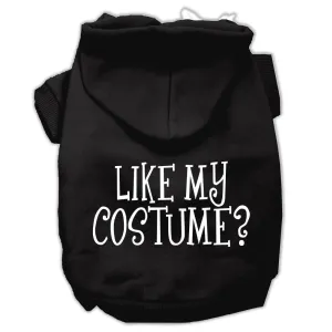 Like my costume? Screen Print Pet Hoodies Black Size XS (8)