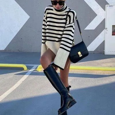 Lulu Striped Sweaters