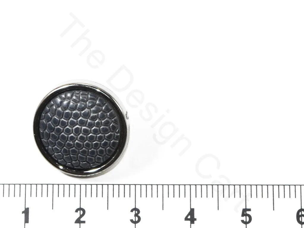 Matte Black Textured Coat Buttons