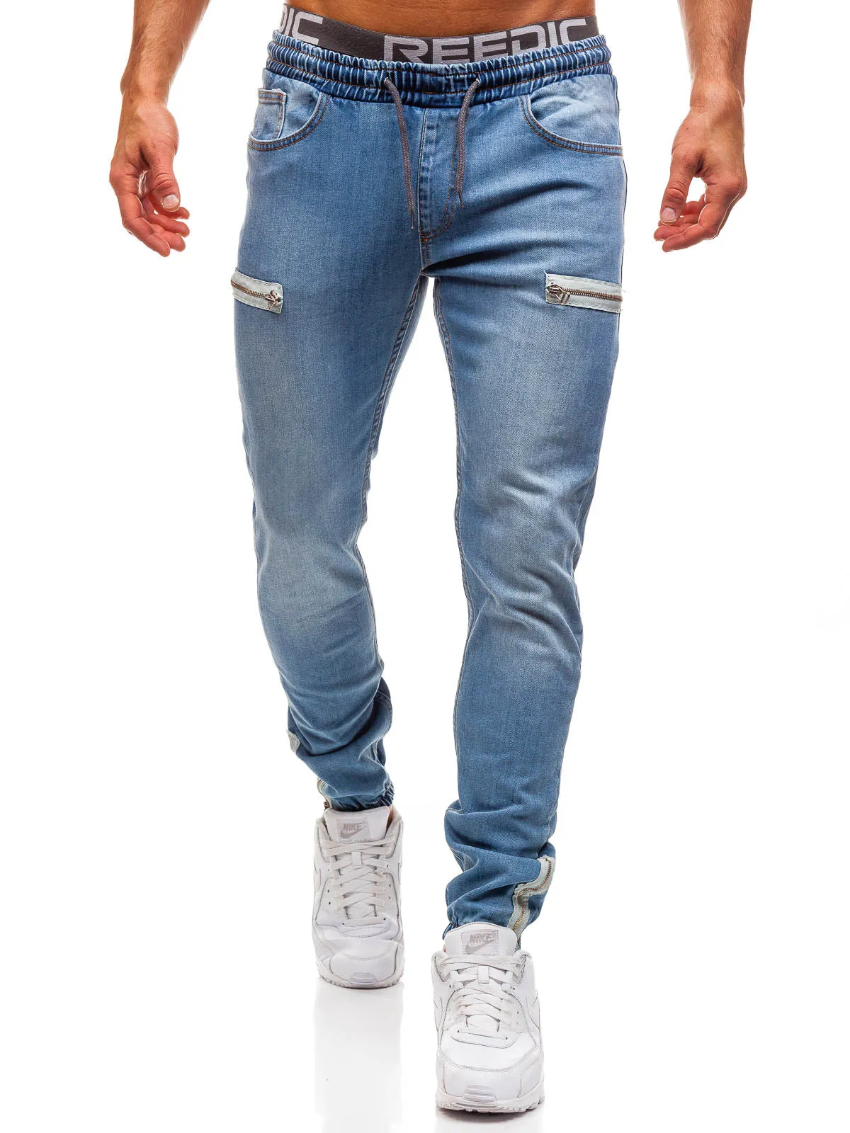 Men's Casual Denim Sports Jeans - GlamzLife