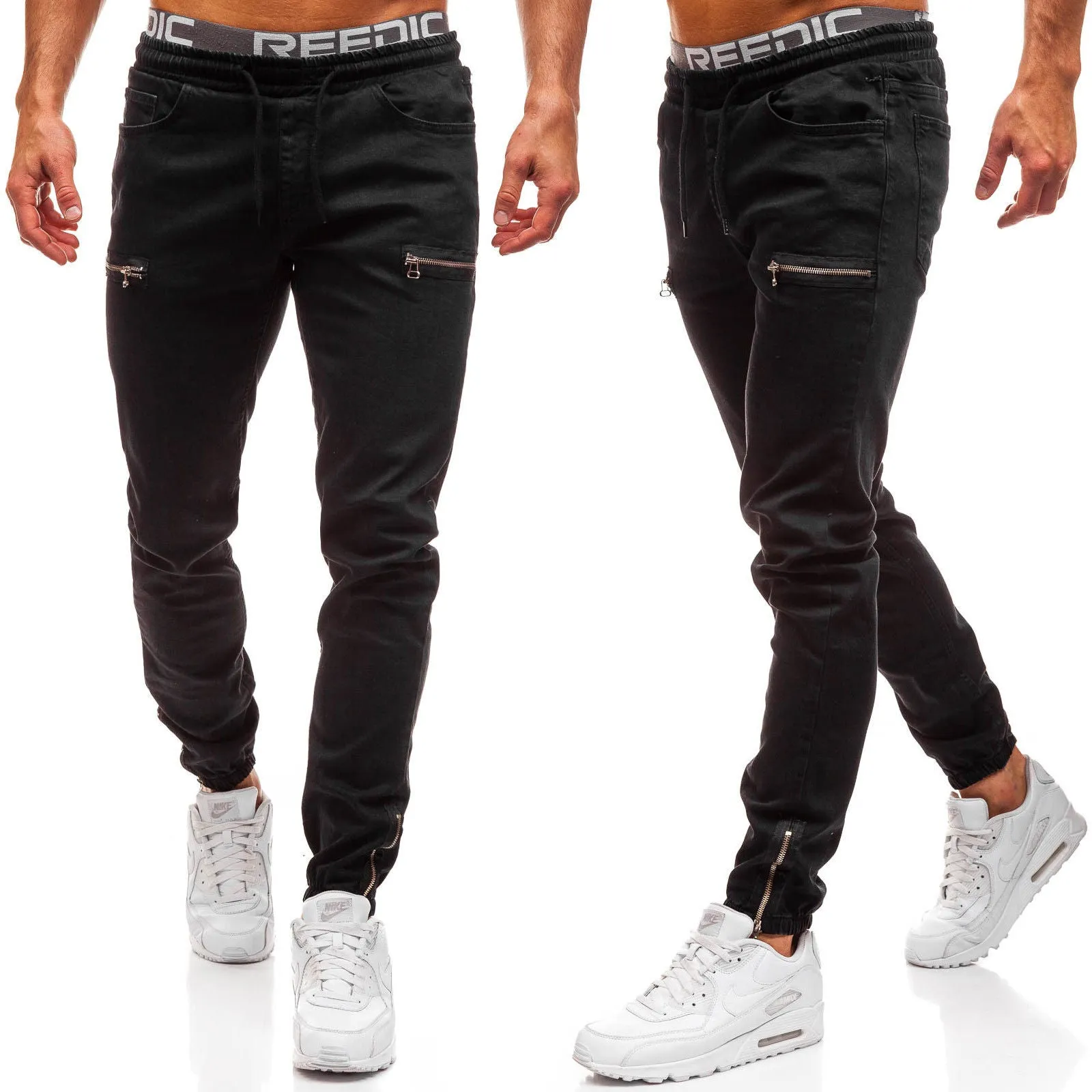 Men's Casual Denim Sports Jeans - GlamzLife