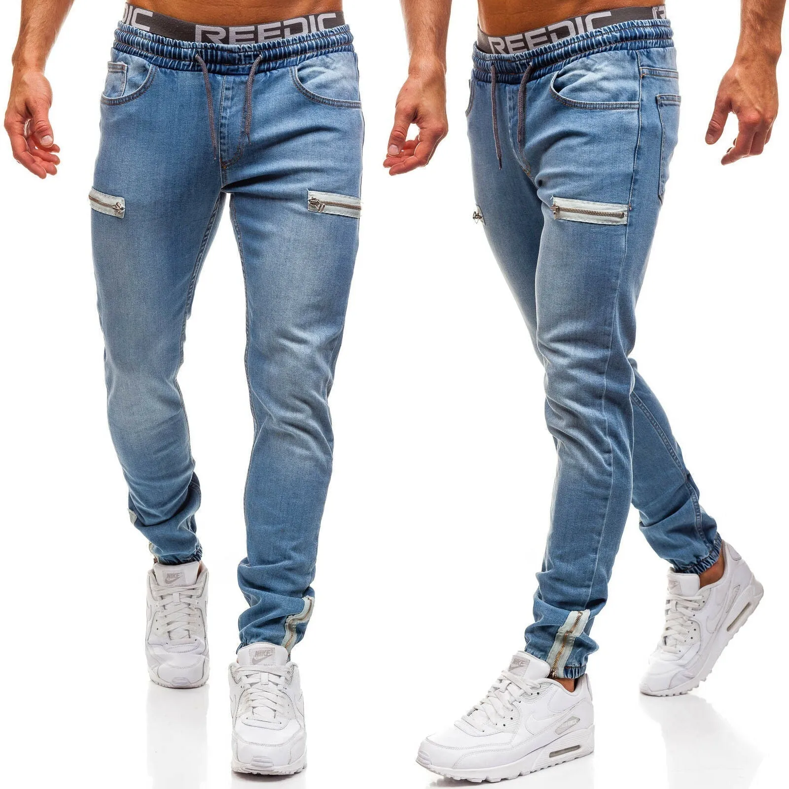 Men's Casual Denim Sports Jeans - GlamzLife