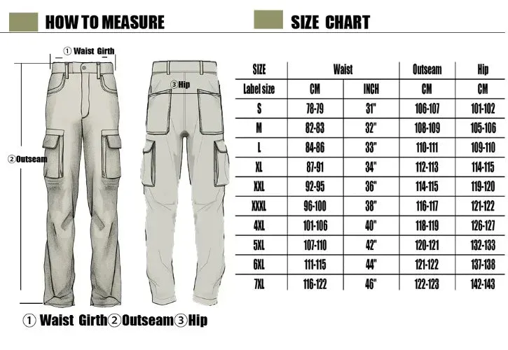 Multi-pocket Combat Pants