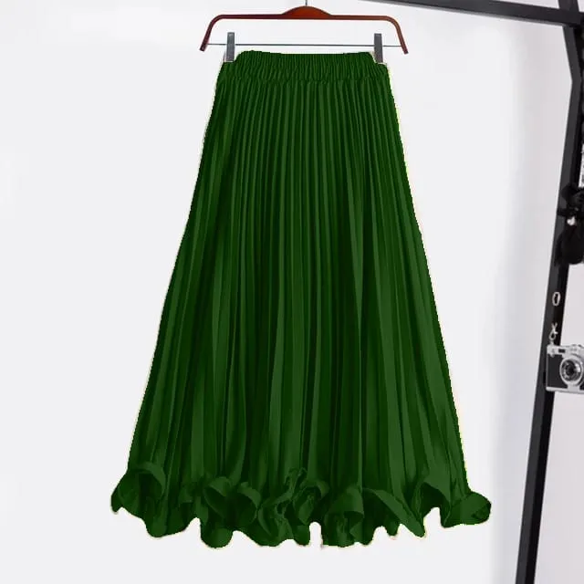 Pleated skirts