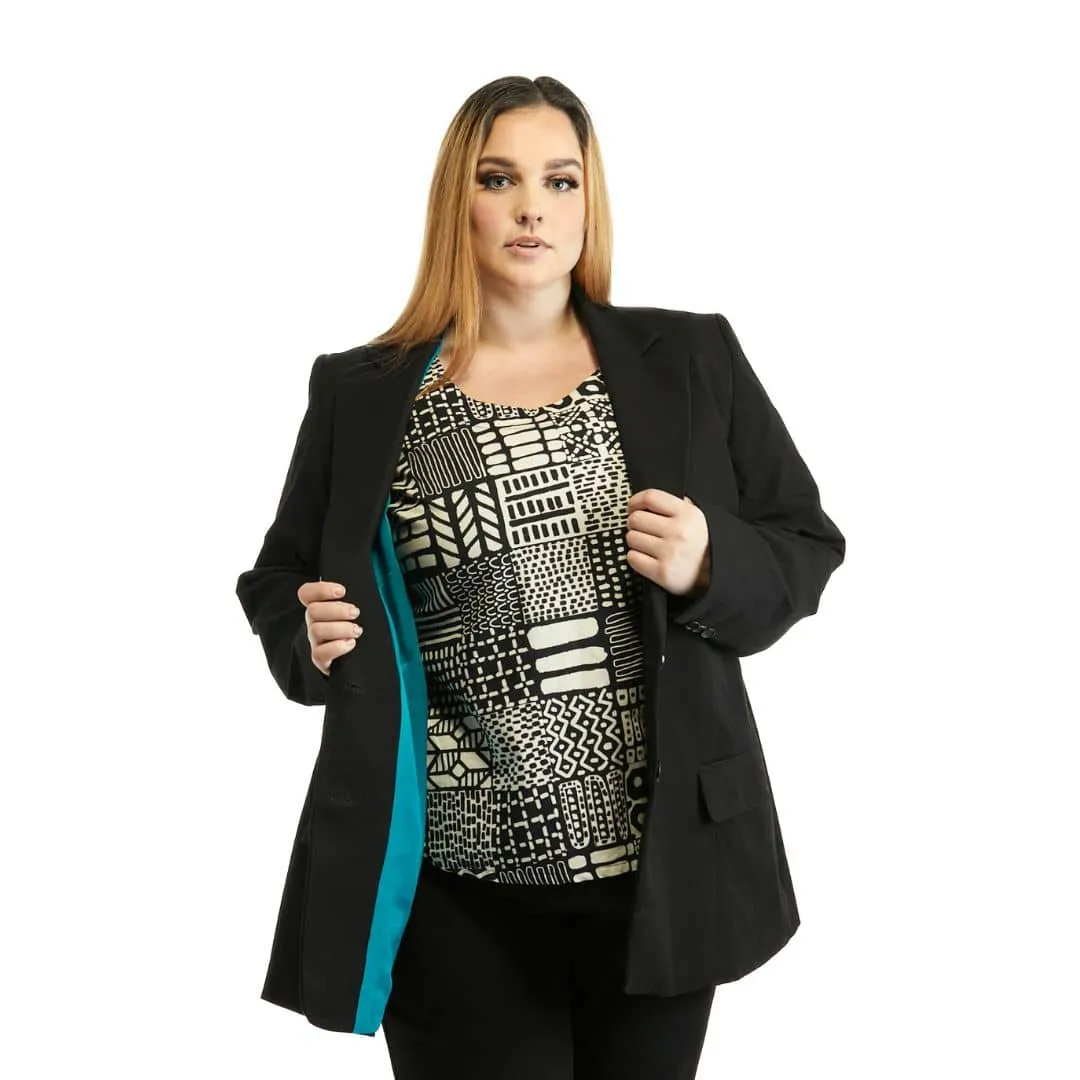 Plus Size All Business Blazer