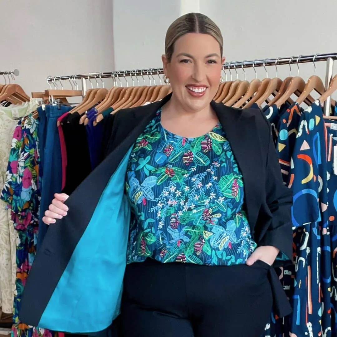 Plus Size All Business Blazer