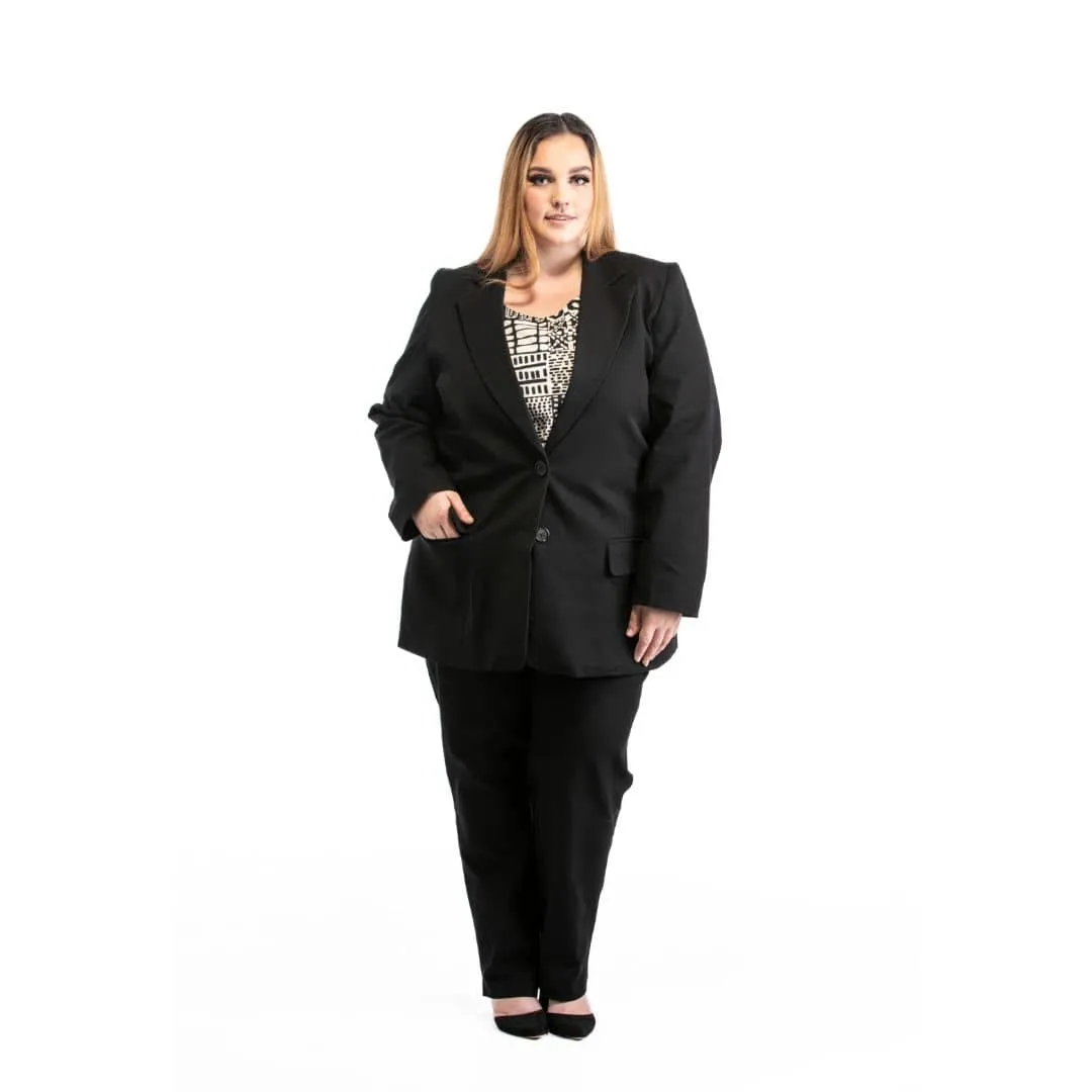Plus Size All Business Blazer