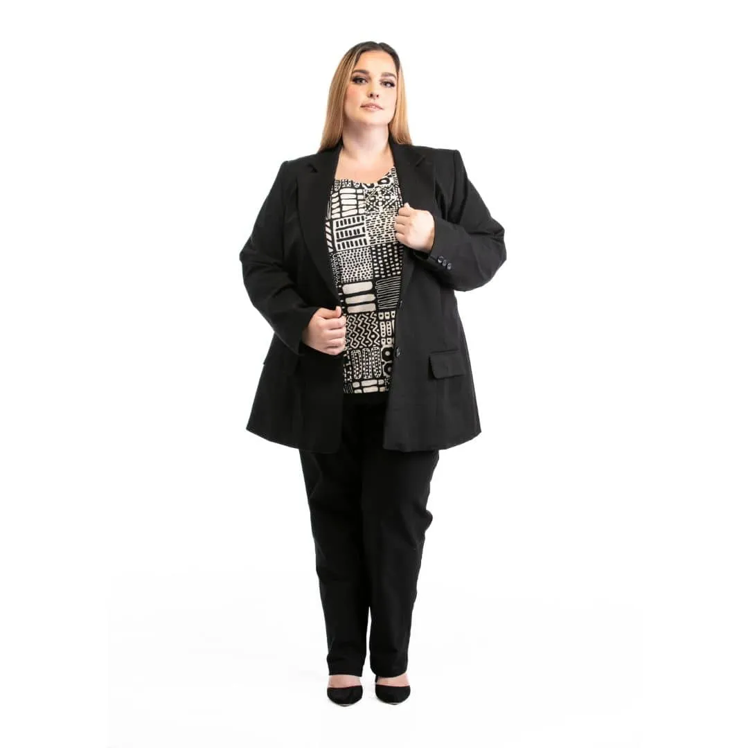 Plus Size All Business Blazer