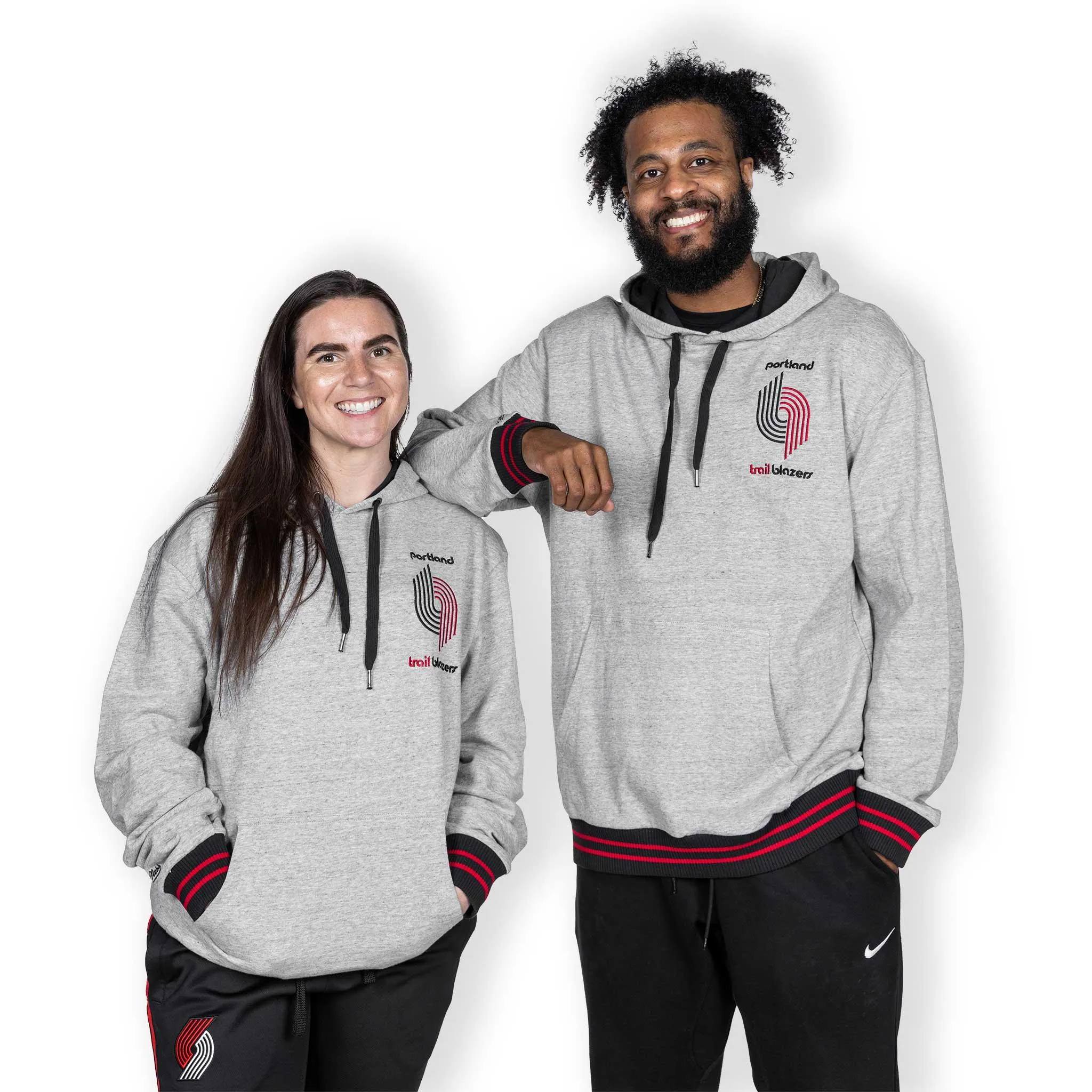 Portland Trail Blazers Mitchell & Ness Classic French Terry Hoodie