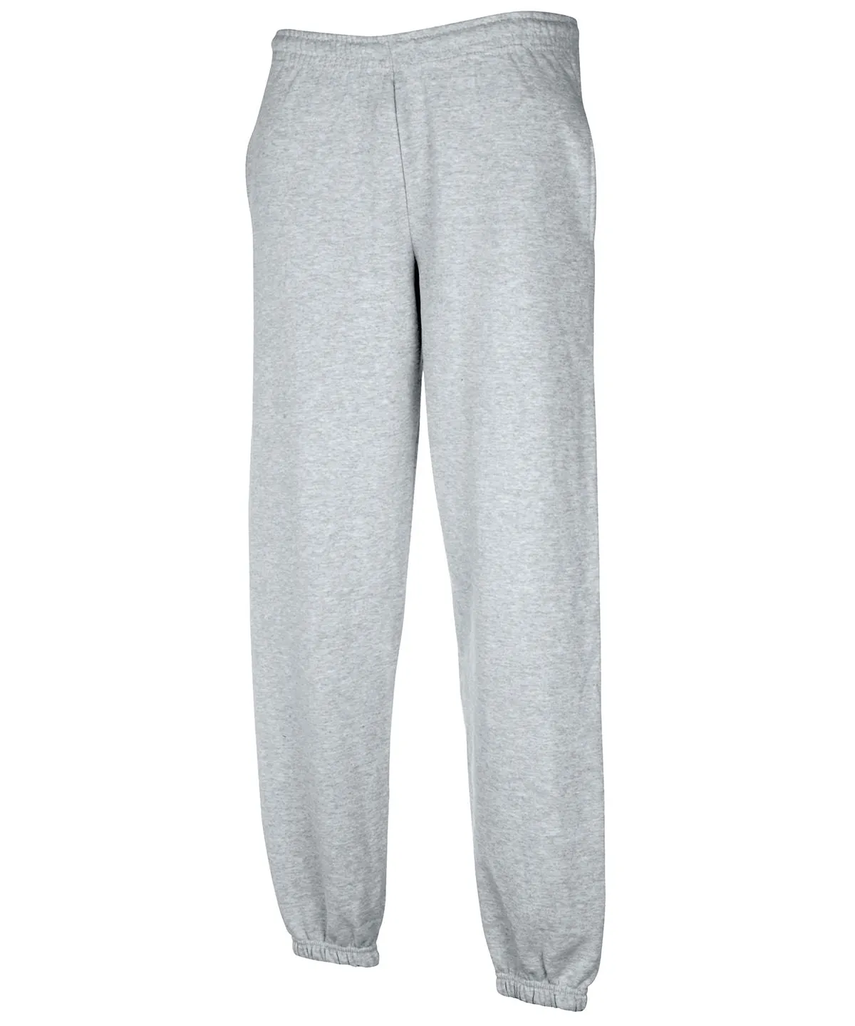 Premium 70/30 elasticated sweatpants | Heather Grey