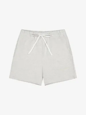 Prior Embroidery Logo Fitted Sweatshorts Light Heather