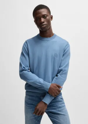 Pull BOSS bleu en cachemire