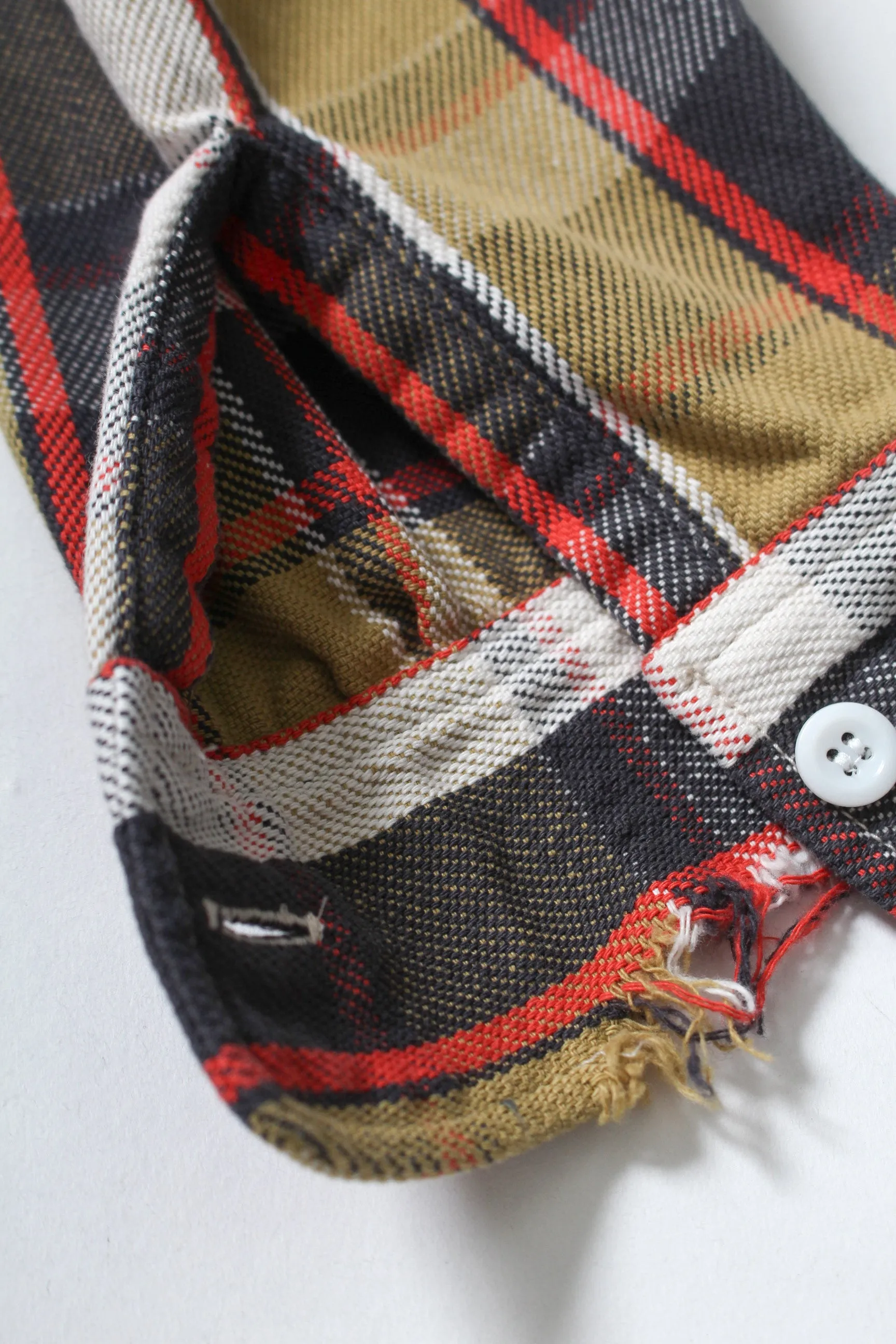 REAPAIR AGEING FLANNEL SHIRTS