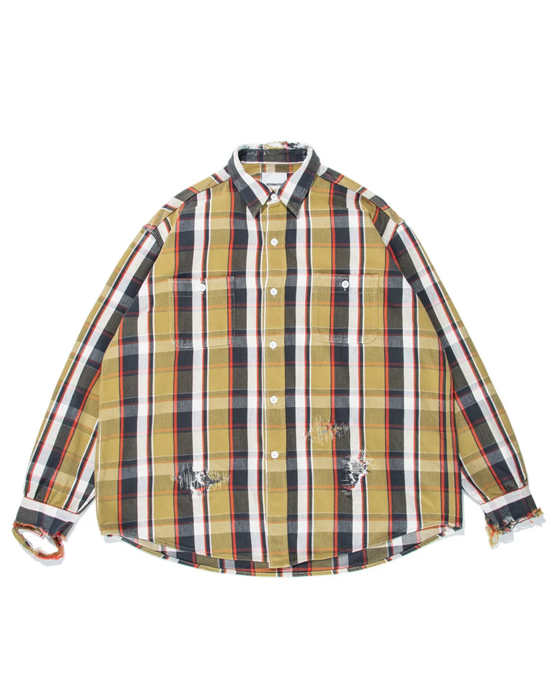 REAPAIR AGEING FLANNEL SHIRTS