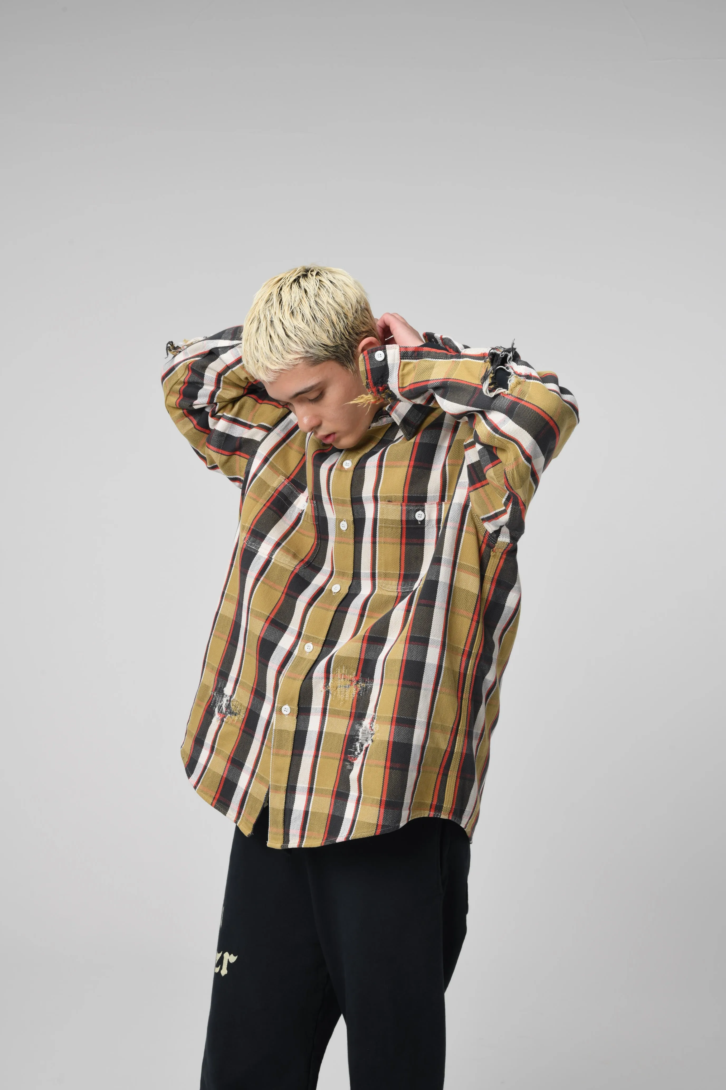 REAPAIR AGEING FLANNEL SHIRTS