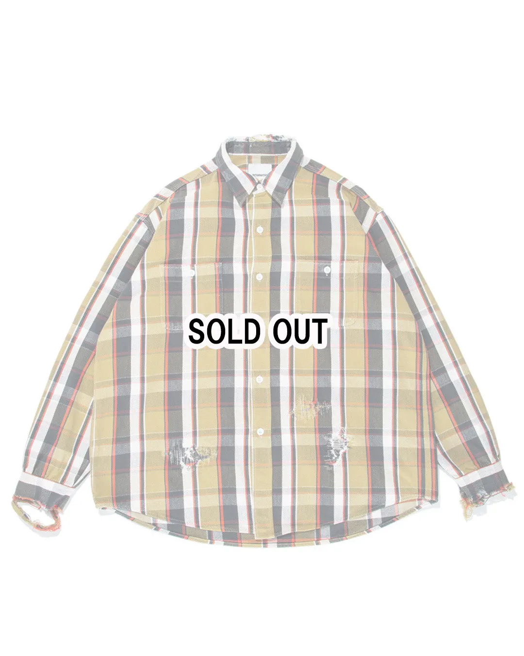 REAPAIR AGEING FLANNEL SHIRTS