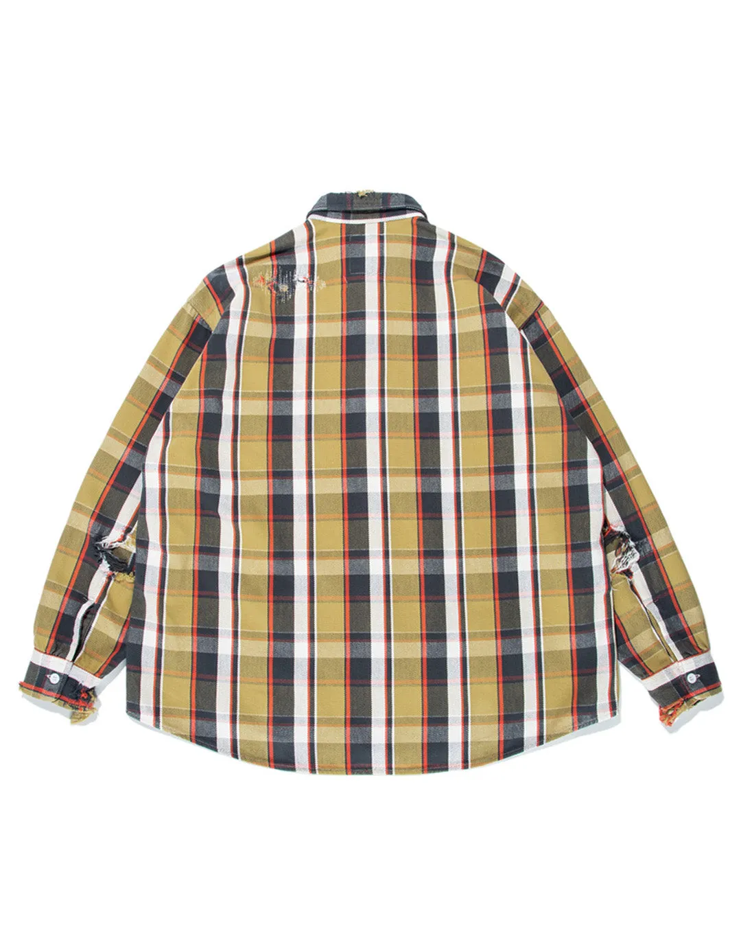 REAPAIR AGEING FLANNEL SHIRTS