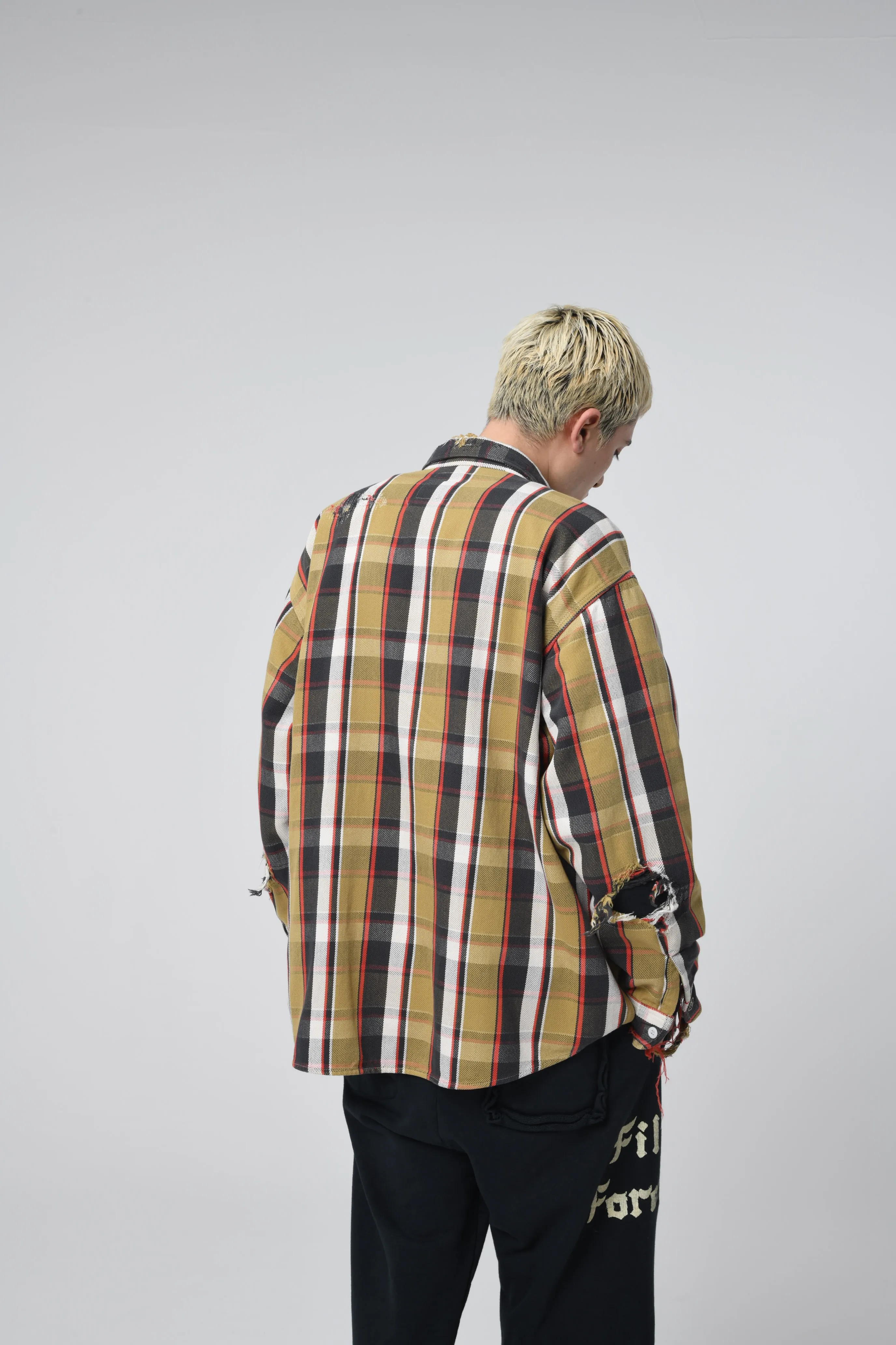 REAPAIR AGEING FLANNEL SHIRTS
