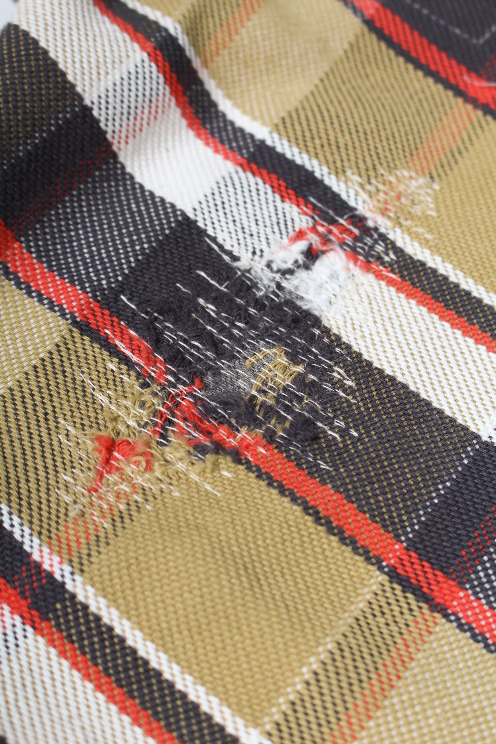 REAPAIR AGEING FLANNEL SHIRTS