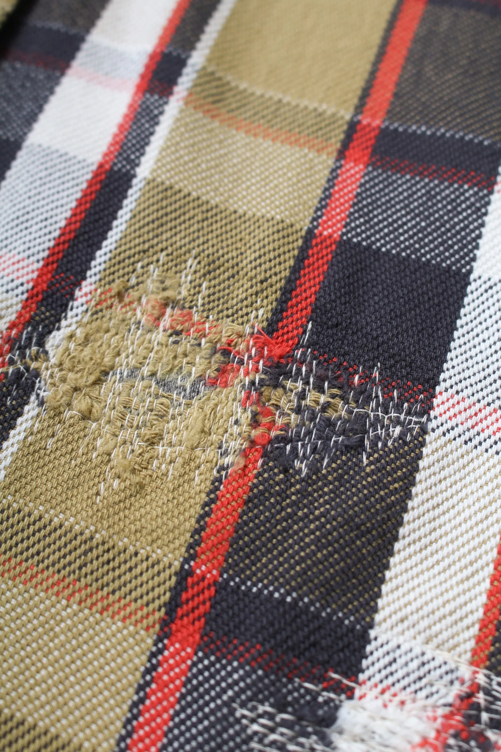 REAPAIR AGEING FLANNEL SHIRTS