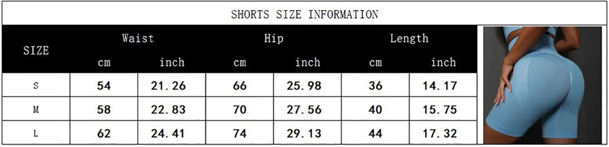 Seamless Yoga Workout Gym Shorts